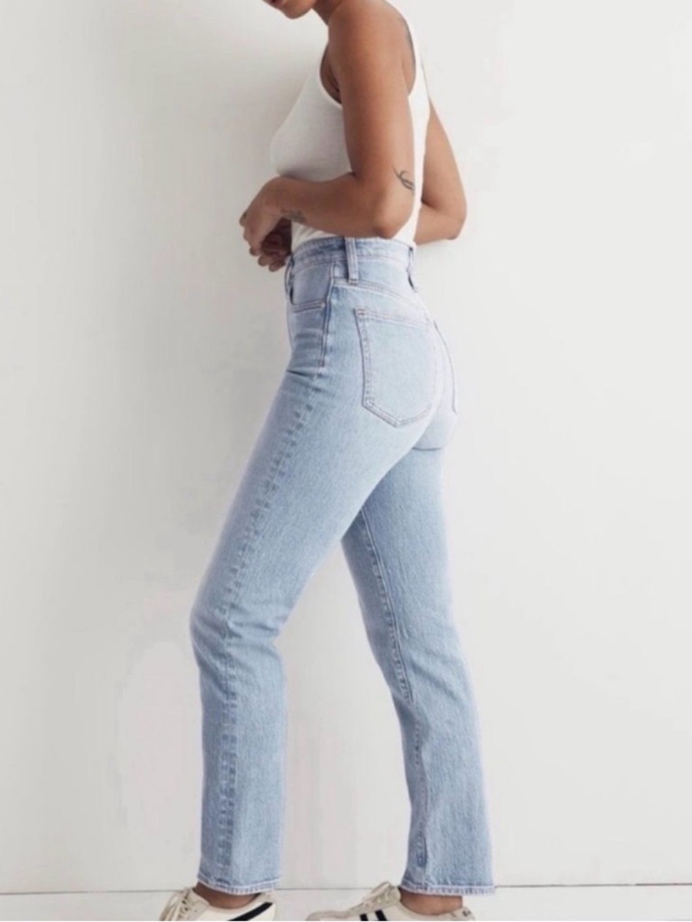 Madewell The Perfect Vintage Straight Jean Light Wash